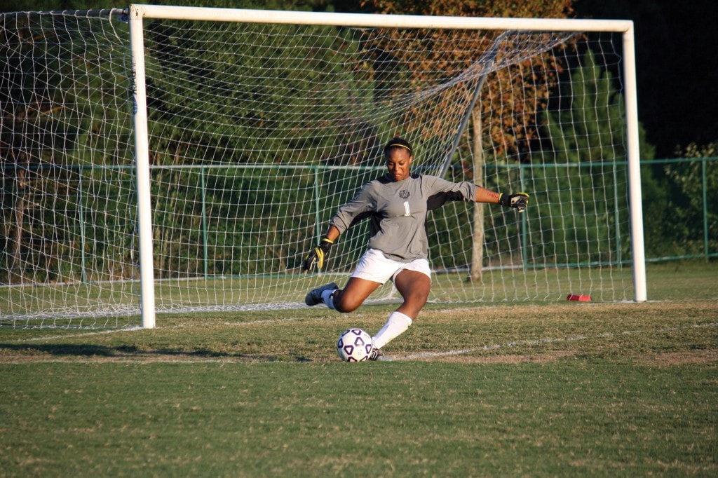 Goal keeper Tori Brown started her sophomore year with 26 saves in the first three games.