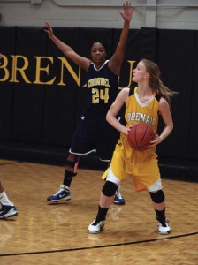 Senior biology major Sarah Ward from Elberton, Ga., one of the Golden Tigers' NAIA Scholar-Athlete designees, returns to her guard position on the 2012-13 team.