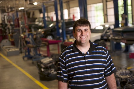 Chris Davis is a student at Brenau University's Augusta campus and also teaches in the automotive technology department at Augusta Technical College.