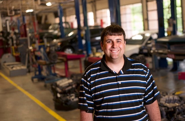 Chris Davis is a student at Brenau University's Augusta campus and also teaches in the automotive technology department at Augusta Technical College.