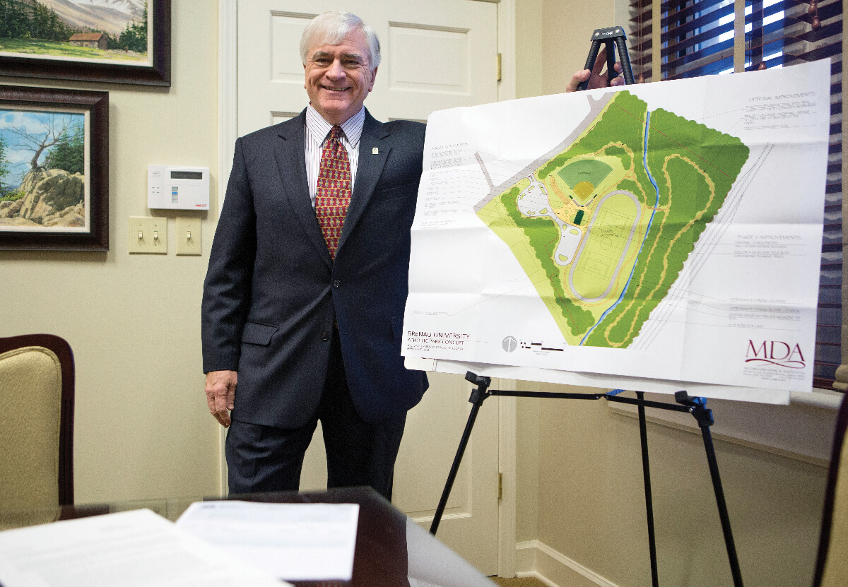 Schrader with Athletic Complex Site Plan Brenau Window Brenau Window