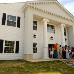Alumnae and current students tour the new Alpha Chi Omega house Saturday, April 11, 2015 in Gainesville, Georgia. (Photo Barry Williams / Brenau University)