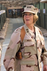 Although Patty Wolfe successfully crashed some long-standing barriers to women in the Navy, she concedes career options for her and other accomplished female military colleagues would have been much different had today’s rules applied when she first began.