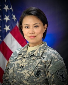 Capt. Yao Yao Zhu won a Bronze Star in Afghanistan. Now she heads a company charged with recruiting top medical personal for U.S. military service.