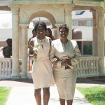 Kenya Hunter, sophomore class representative, escorted by her mother, Phyllis Thornton Ailes. 2016 Alumnae Reunion Weekend