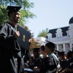 Gabiel Lopez receives his Masters in Business Administration degree during the Brenau University Undergraduate and Graduate Commencement on Saturday, May 7, 2016, in Gainesville, Ga. (AJ Reynolds/Brenau University)
