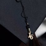 A tassel hangs on a graduate's mortarboard during the Brenau University Undergraduate and Graduate Commencement on Saturday, May 7, 2016, in Gainesville, Ga. (AJ Reynolds/Brenau University)