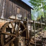 The village at Lott farm, which includes an old mill, began after the couple moved an 1800s cabin from Lake Burton to their property in Cleveland, Georgia. (AJ Reynolds/Brenau University)