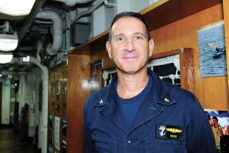 U.S. 7th Fleet Surgeon Capt. Joel Roos poses for a photo. (U.S. Navy photo)