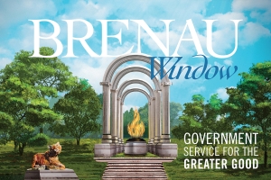 Brenau Window, Fall 2017 cover image, "Government for the Greater Good"