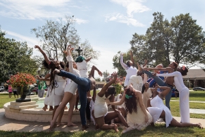 Brenau dancers perform during the homecoming celebrations at Brenau University. (AJ Reynolds/Brenau University)