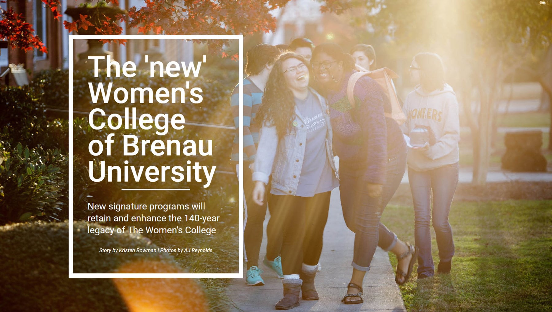 The ‘new’ Women’s College Of Brenau University - Brenau Window